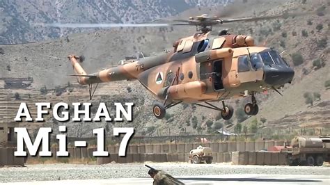 Us And Afghan Air Force Mi 17 Helicopters In Wardak Youtube