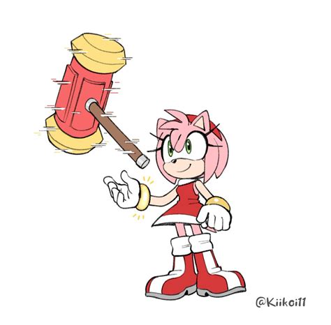 kii ´ω on twitter this is where she gets her hammer sonicthehedgehog amyrose