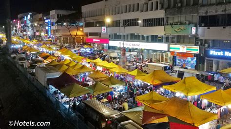 Pasar malam adalah pasar yang melakukan transaksi perdagangan dan hiburan wahana permainan di malam hari. Taman Connaught Night Market - Kuala Lumpur Night Market