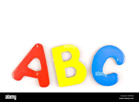 Abc Letters Stock Photo Alamy