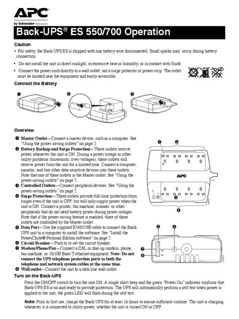 If you have ubuntu linux 14.04 trusty tahr then it is actually very easy to disable the alarm on your ups. APC Back Ups ES-700 User Manual | Battery (Electricity ...