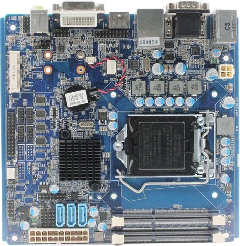 Mini Itx Motherboard Cpu Ddr Vga Dvi H Motherboard Socket Hd