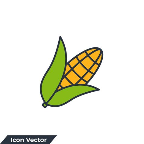 Corn Icon Logo Vector Illustration Corn Symbol Template For Graphic