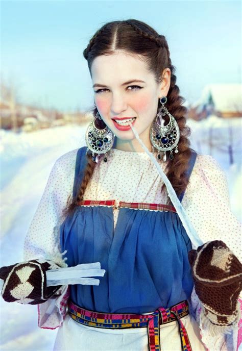 beautiful slavic folklore with julia galimova russian beauty russian fashion russian winter