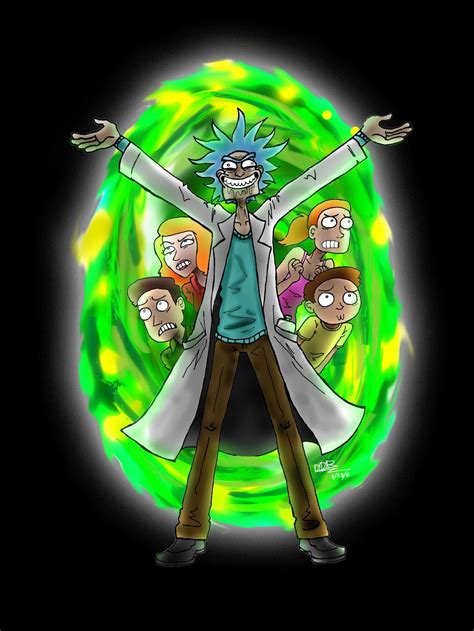 Rick and morty background rick morty and man sky mashup wallpaper taken from. Rick and Morty! by theStradomyre on DeviantArt