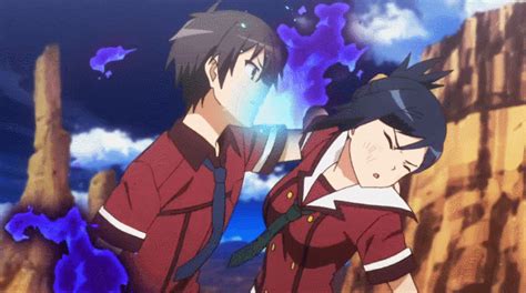 Jurai Andou X Mirei Kudou Hug When Supernatural Battles Became