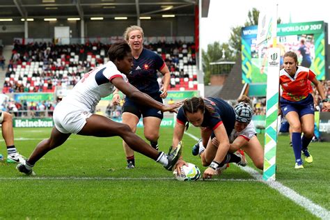 Votez pour la meilleure joueuse de la deuxième journée du tournoi des six nations féminin. Women's Rugby World Cup 2017