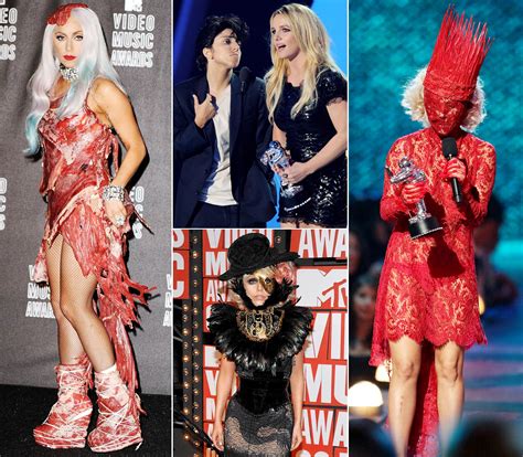 Lady Gagas Wildest Vma Looks Of All Time Including Her Unforgettable