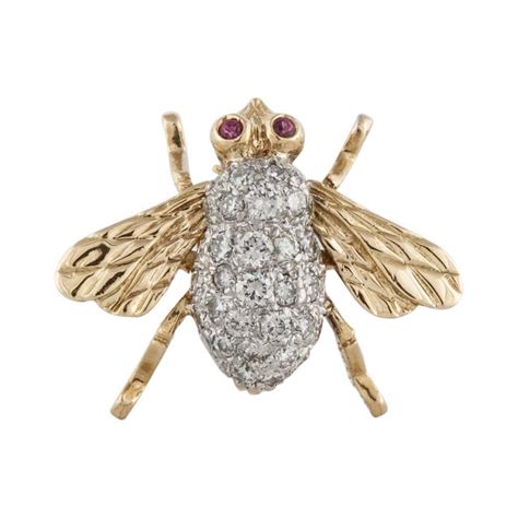 Tiffany And Company Diamond Love Pin At 1stdibs