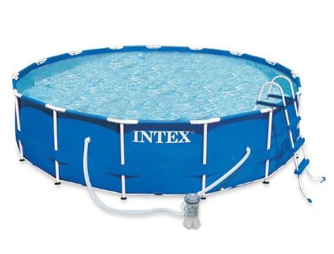 Intex Metal Frame Pool Package 15ft X 48