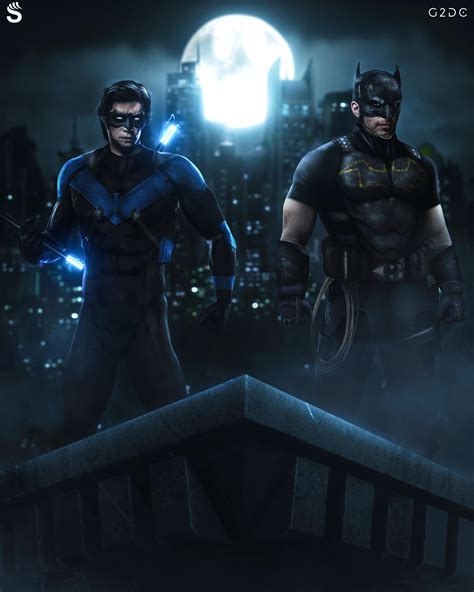 Artwork Dc Future State Nightwing And Batman Composite By Subiozil