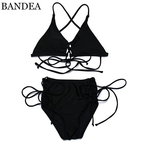 Bandea Bikini Sexy Summer 2019 Strappy Women Swimwear Swimsuit Lace Up Brazilian Style Bikinis