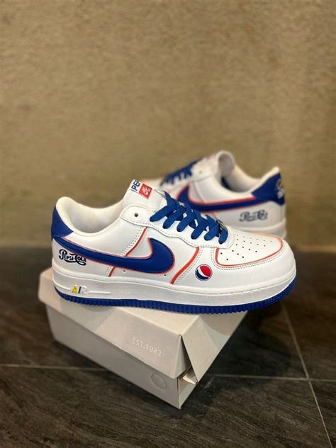 Nike Air Force 1 Pepsi Cola On Carousell