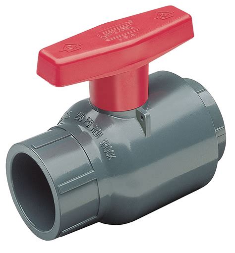 Spears Compact Ball Valve Pvc Inline 1 Piece Pipe Size 12 In Connection Type Fnpt X Fnpt