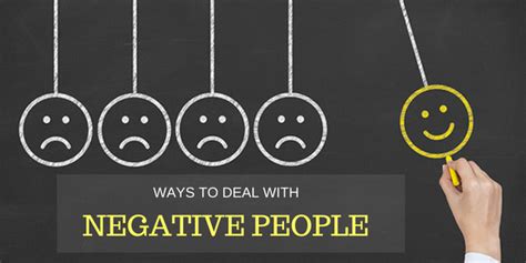 7 Ways To Deal With Negative People