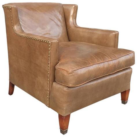 The vision was to combine the authenticity of classic craftsmanship with the efficiency of modern manufacturing. Mid-Century Leather Club Chair by Hickory Chair Company ...
