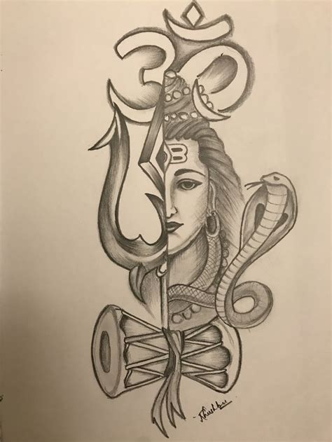 khushbu_artworks on Instagram | Shiva art, Art drawings sketches