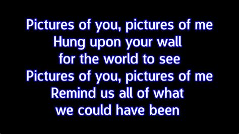 The Last Goodnight Pictures Of You Lyrics Youtube