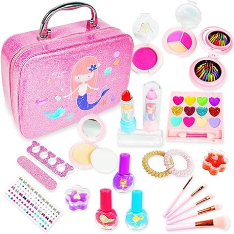 juguetes de maquillaje lavables para niñas juego de maquillaje real kit de maquillaje lavable