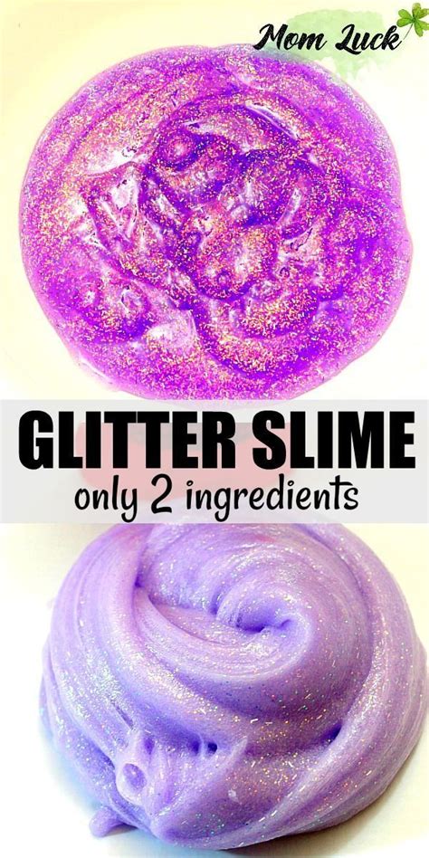 Easy no glue no borax clear slime recipes and tutorial. Machen Sie Glitter Slime ohne Borax! Das beste Glitter Slime Rezept - Glitter S... in 2020 ...