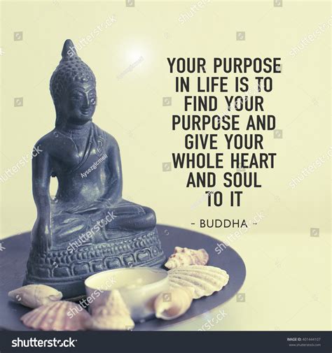 Inspirational Quote Your Purpose Life Find Stock Photo 401444107