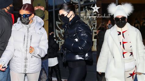 Kylie Jenner Kendall Jenner And Kris Jenner Shop At Prada While In