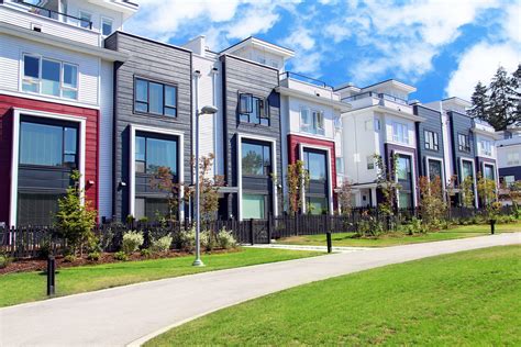 Beautiful New Contempory Suburban Attached Townhomes With Colorful