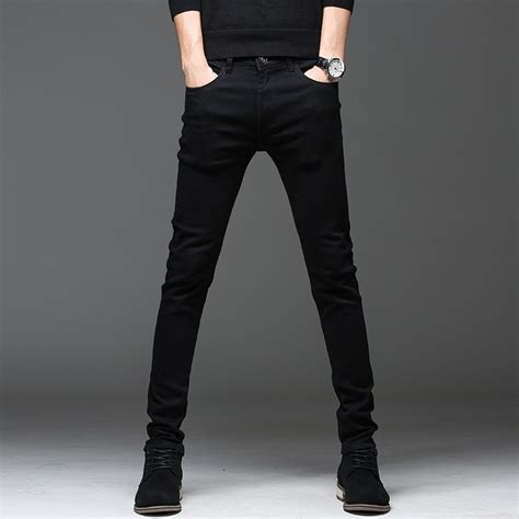 Check spelling or type a new query. New 2019 Black Men Jeans Korean Style Fashion Mens Skinny ...