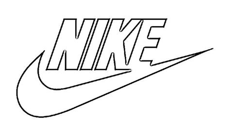 Nike Logo Coloring Pages Sketch Coloring Page Logo Sketches Nike