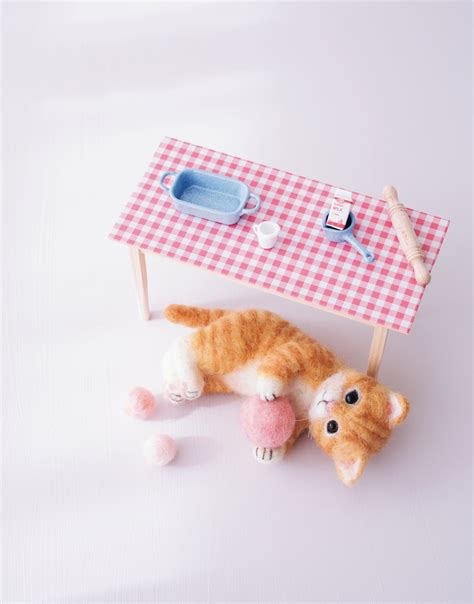 Needle Felted Tabby Cat · Extract From Cute Needle Felted Animal