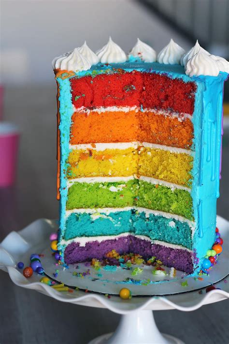 inside the rainbow dash drip cake 2020 unicorn birthday 7th birthday bday rainbow dash cake