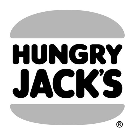 Hungry Jacks Logo Black And White Brands Logos