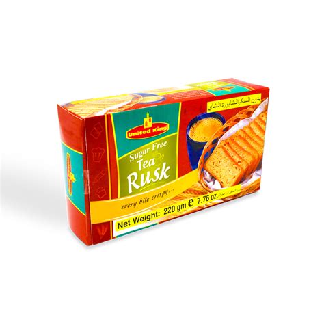 Buy United King Tea Rusk Sugar Free 220g Pakistan Supermarket Uae