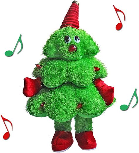 Plush Animated Stuffed Toy Musical Christmas Tree Singing