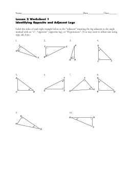 Improve individual solutions to circles and triangles (10 minutes) return students' papers and give ask students to have another go at the task, but this time ask them to combine their ideas and make a poster to show their solutions. Geometry Tangent Ratio Worksheet