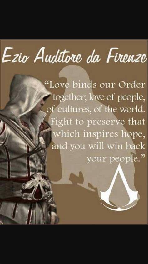 Assassins Creed 2 Ezio Auditore De Firenze Firefighter Quotes Creed