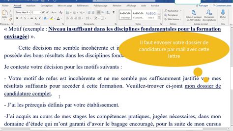 Modele de lettre gacieux cnf. Lettre de recours gracieux campus France Études en France - YouTube