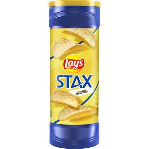 Lays Stax Original Potato Crisps 55 Oz Canister Walmart Inventory