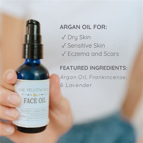Argan Face Oil For Aging And Dry Skin 2oz The Yellow Bird