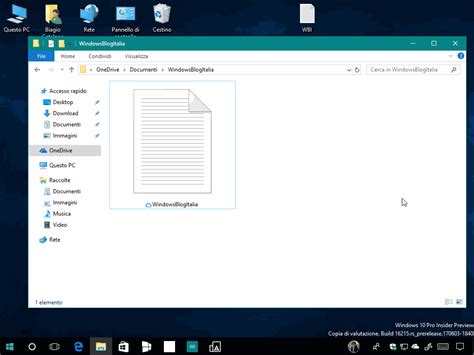 Here's how to do it. Guida all'uso di Files On-Demand (placeholder) su OneDrive ...