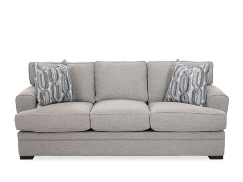 Casual 87 Sofa In Gray Mathis Brothers Furniture Living Room
