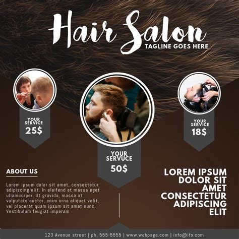 Hair Salon Video Ad Design For Instagram Template Postermywall