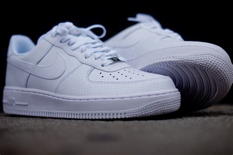 Nike Air Force 1 Low White Microperf Sneakerfiles