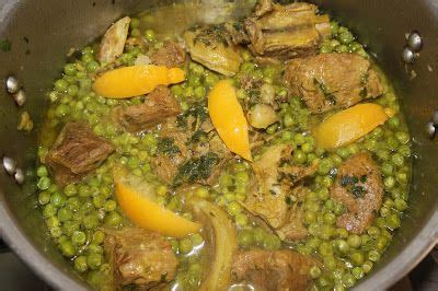 Tajine petits pois artichauts