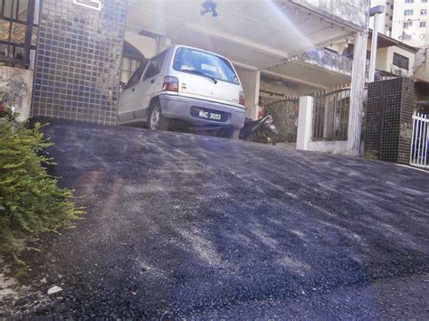 Membiasakan diri dengan kawalan kereta dengan tahap yang. Tar Jalan Depan Rumah.: Perkhidmatan Menurap Tar Jalan ...