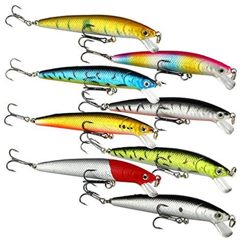 Yogayet Jointed Minnow Fishing Lures Hooks Hard Lure Bass Trout Baits