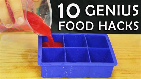 10 Genius Food Hacks - YouTube