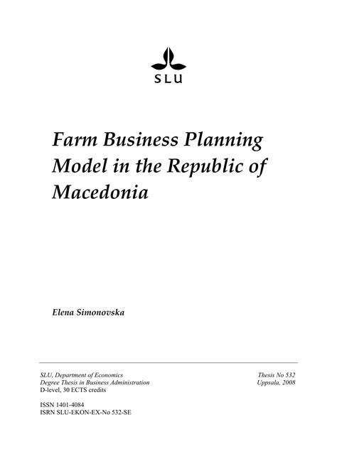 Here is a sample business plan for starting an agribusiness. 18+ Farm Business Plan Examples in PDF | MS Word | Google Docs | Pages | Examples