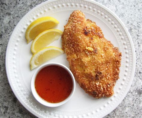 Brush catfish fillets or nuggets with olive oil, then coat them with a mixture of bread crumbs and dry salad dressing mix. Miso Fried Catfish with Honey Lemon Chili Sauce • Food, in brief.
