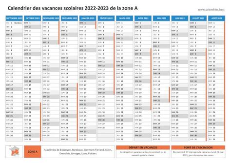 Vacances Scolaires 2022 2023 Lyon Dates Et Calendrier Scolaire 2022 2023